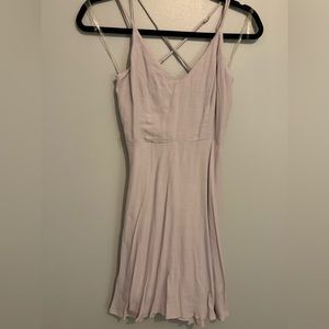 Women’s summer dress with crisscross straps